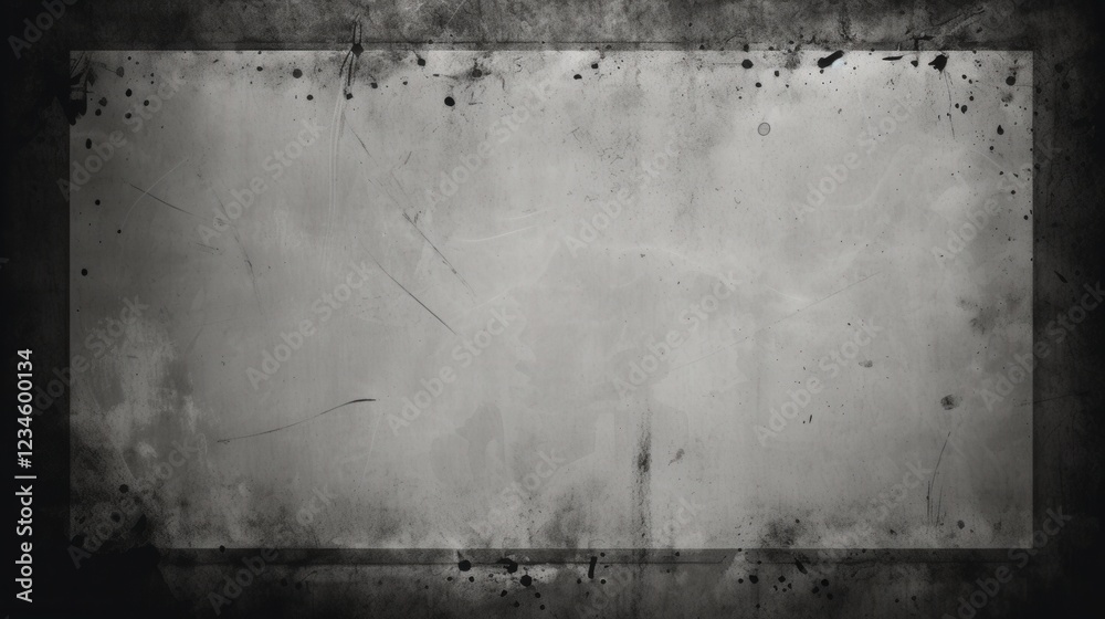 Fototapeta premium Grunge Empty Film Background Frame with Vignette Effect for Artistic Presentations and Creative Projects