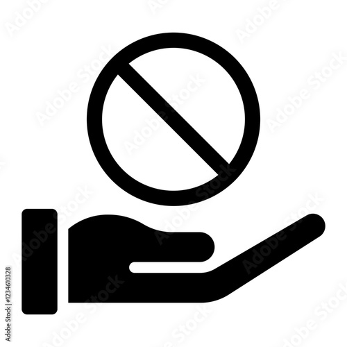cencel glyph icon