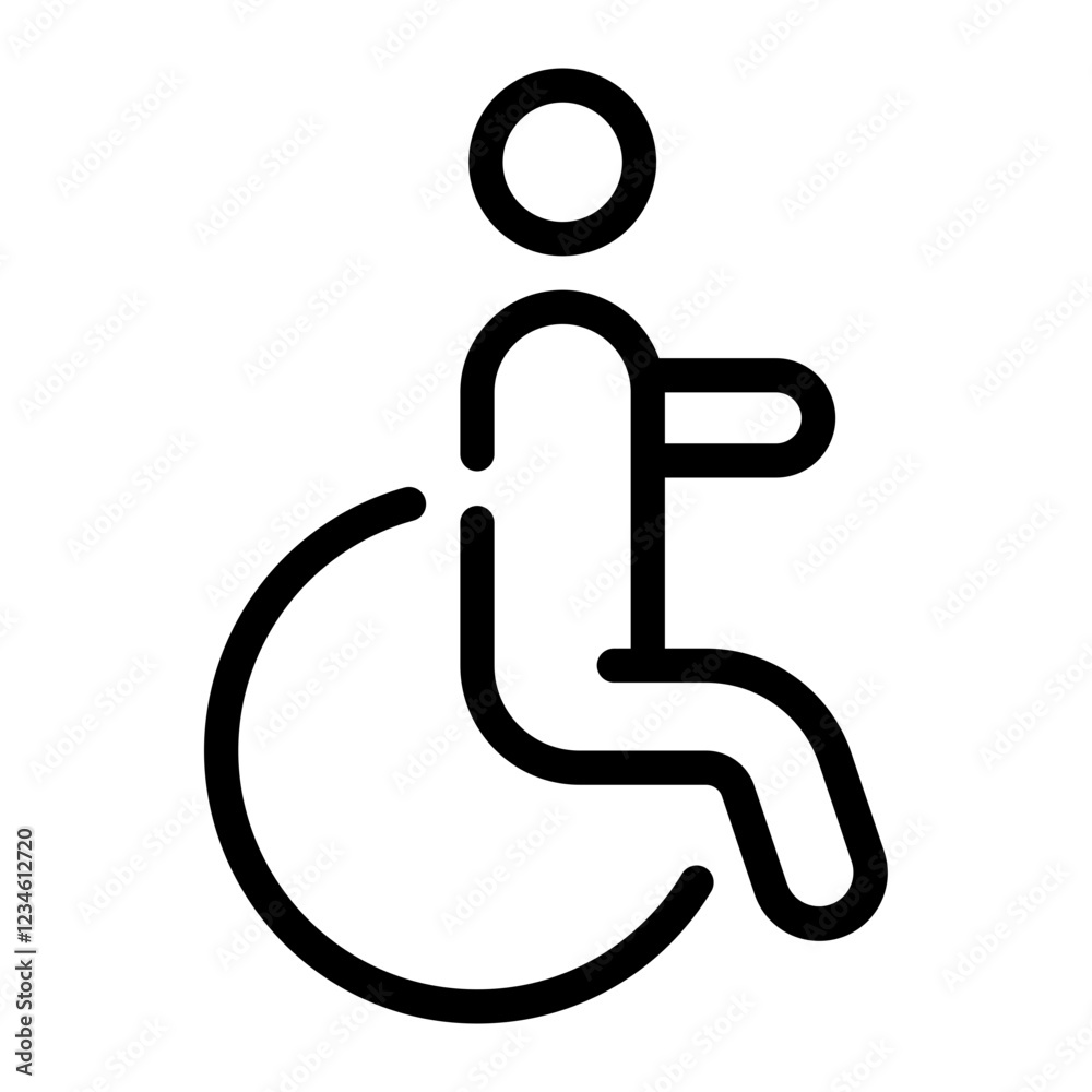 disability line icon disability line icon