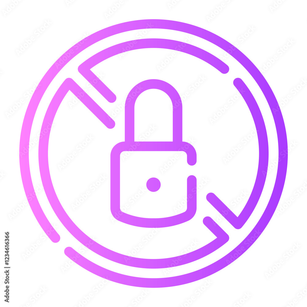 privacy gradient icon privacy gradient icon