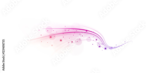 Horizontal speed lines connection vector background. Futuristic dynamic motion technology blue glowing lines air flow effect.  Racing cars dynamic flash effects city road with long exposure. 