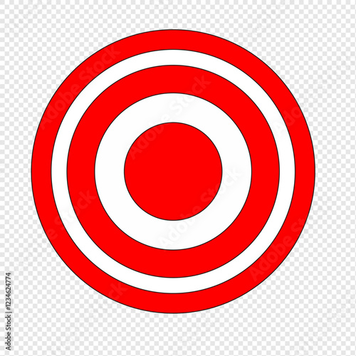 Archery target set. The shooting target has been set. Concept of archery or achieving goals in business. Vector illustration. Target icon vector. Arrow icon. Destination sign. Collection of targets on