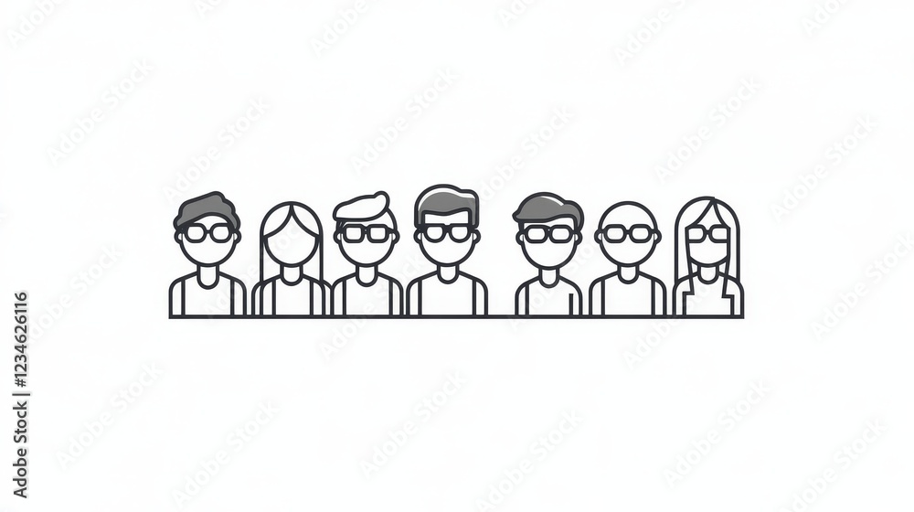 30 simple icons used in business and teamwork. These line icons can be used for illustrations and other visual materials. 30 simple icons used in business and teamwork. These line icons can be used for illustrations and other visual materials.