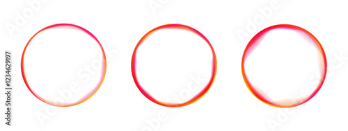 Glowing Energy Rings, Neon Light Halo, Abstract Colorful Aura, Futuristic Circular Glow, Digital Light Effect, Luminous Gradient Circle, Vibrant Holographic Orb, Sci-Fi Energy Field, Soft Glow Ring