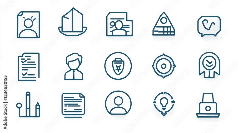 Set of web icons in a simple style for businesses. Icons for building teams, working together, coaching team, meeting, managing, team motivation, and more. Set of web icons in a simple style for businesses. Icons for building teams, working together, coaching team, meeting, managing, team motivation, and more.