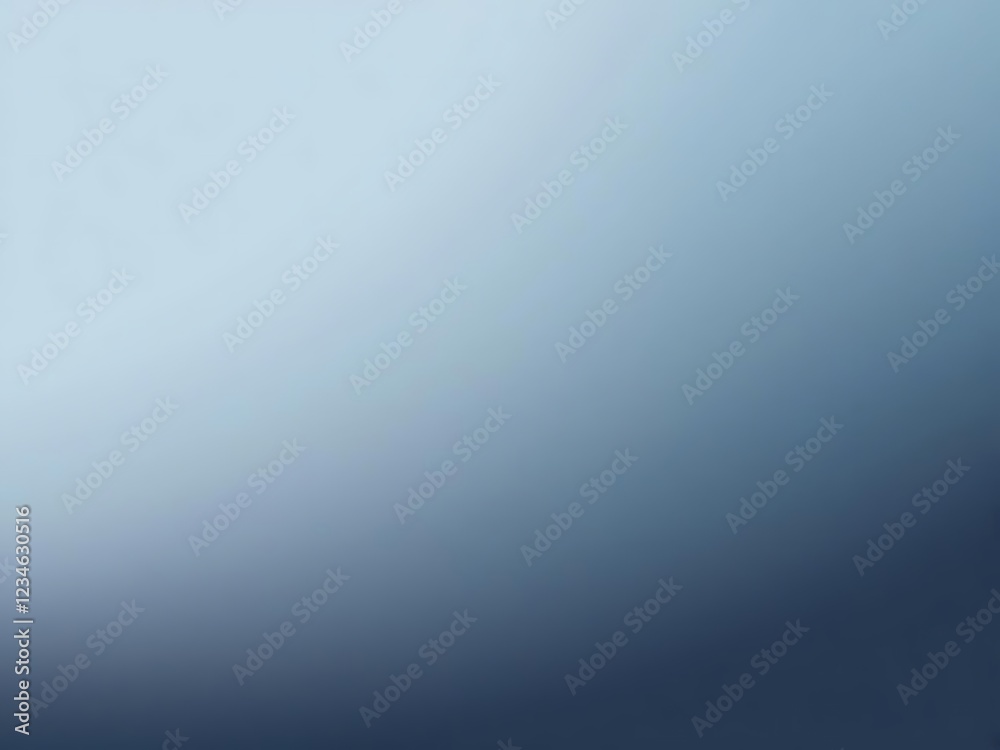 Obraz premium Peaceful gradient blue background with a smooth transition from navy to sky blue for minimalist design.