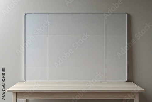 empty white board photo