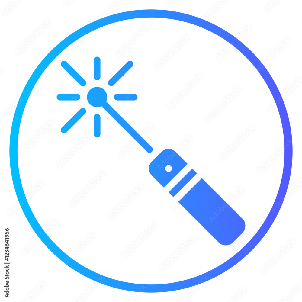 laser gradient icon laser gradient icon