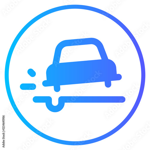 pothole gradient icon
