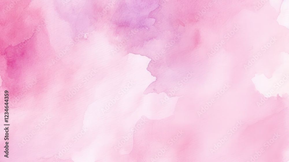 Fototapeta premium Soft Pink Watercolor Background Perfect for Creating Inviting Text Layouts and Stylish Designs in Modern Digital Spaces