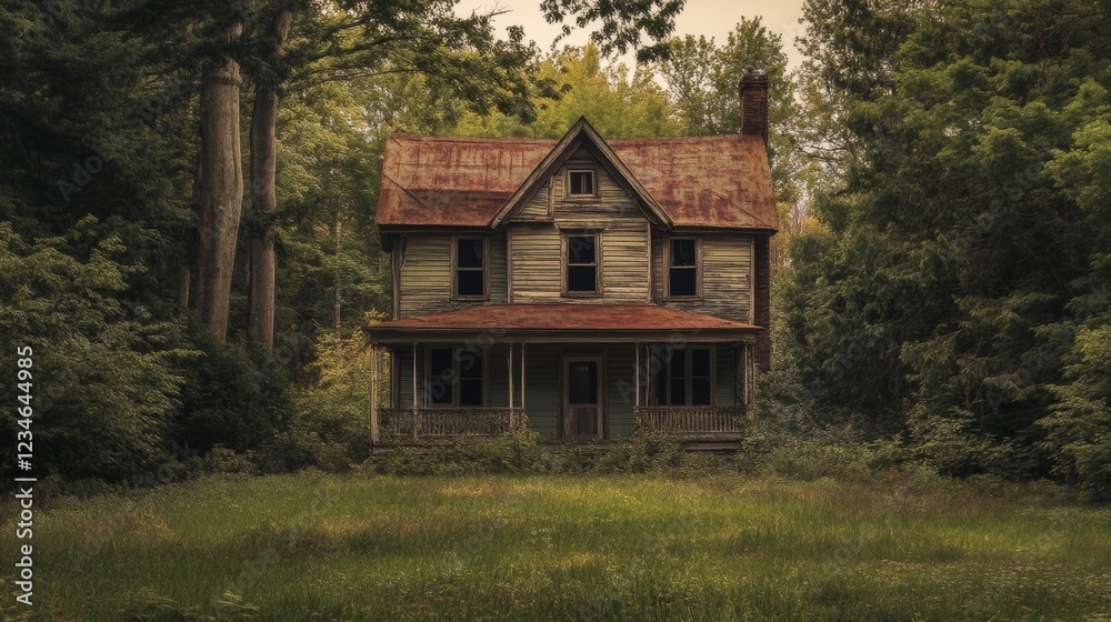 An old house whispers stories of lives once lived within its walls. An old house whispers stories of lives once lived within its walls.