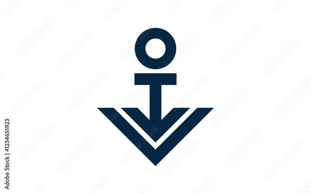 Anchor Ocean icon Element Logo Template vector v.8 Anchor Ocean icon Element Logo Template vector v.8