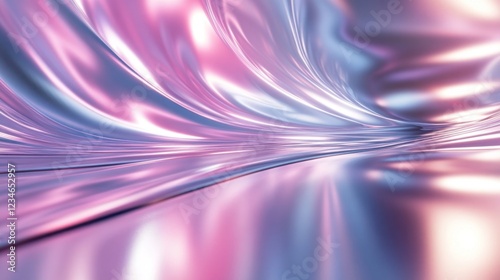 Cool background featuring a smooth, reflective liquid surface with swirling light patterns, offering a modern and abstract look.