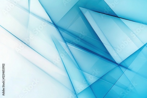 Cool abstract background with overlapping transparent shapes and gradients of blue, giving a sleek, futuristic look.