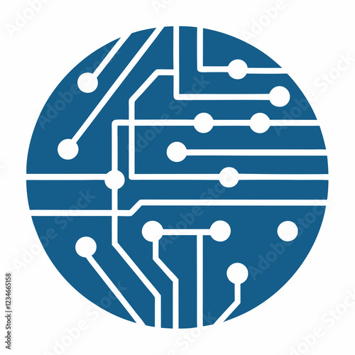 Global Technology Network: Globe & Circuit Board Design photo