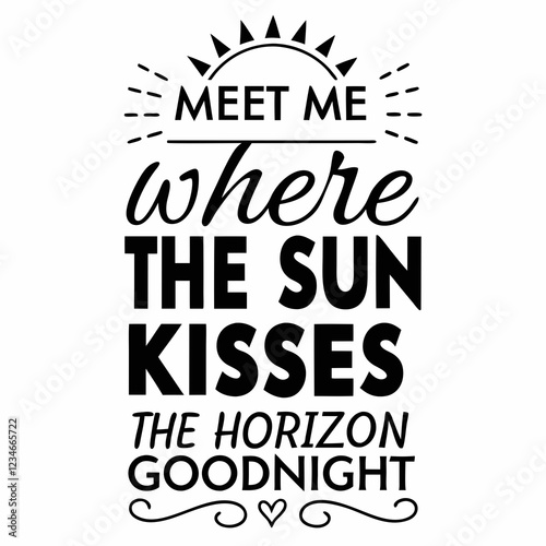 summer sunsets typography t-shirt design