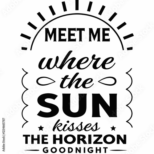 summer sunsets typography t-shirt design