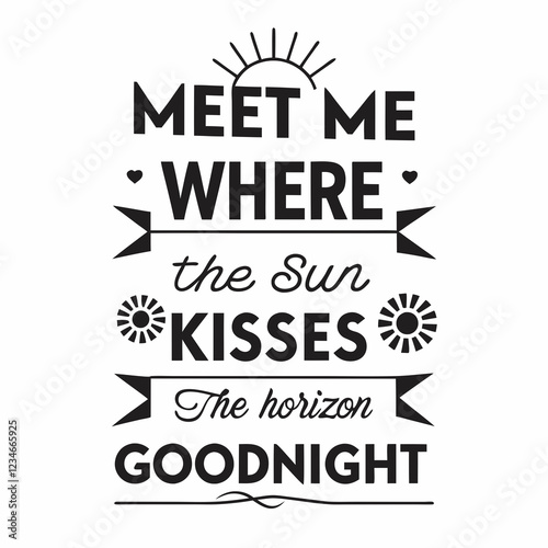 summer sunsets typography t-shirt design