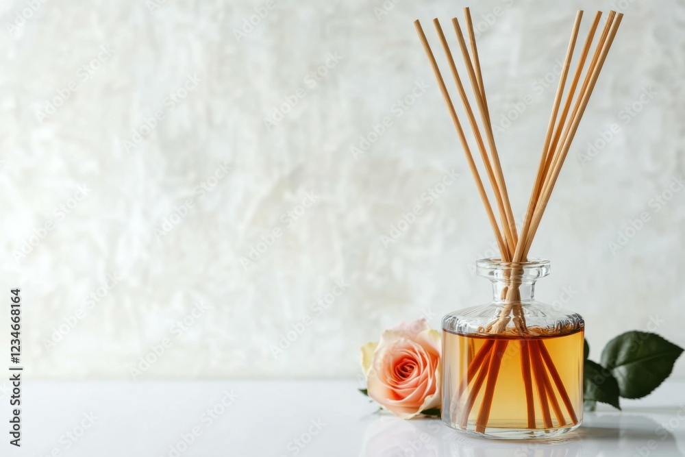 Fototapeta premium Aromatic Diffuser with Rose