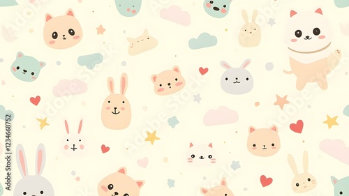 Wallpaper Mural easter bunny with eggs Torontodigital.ca