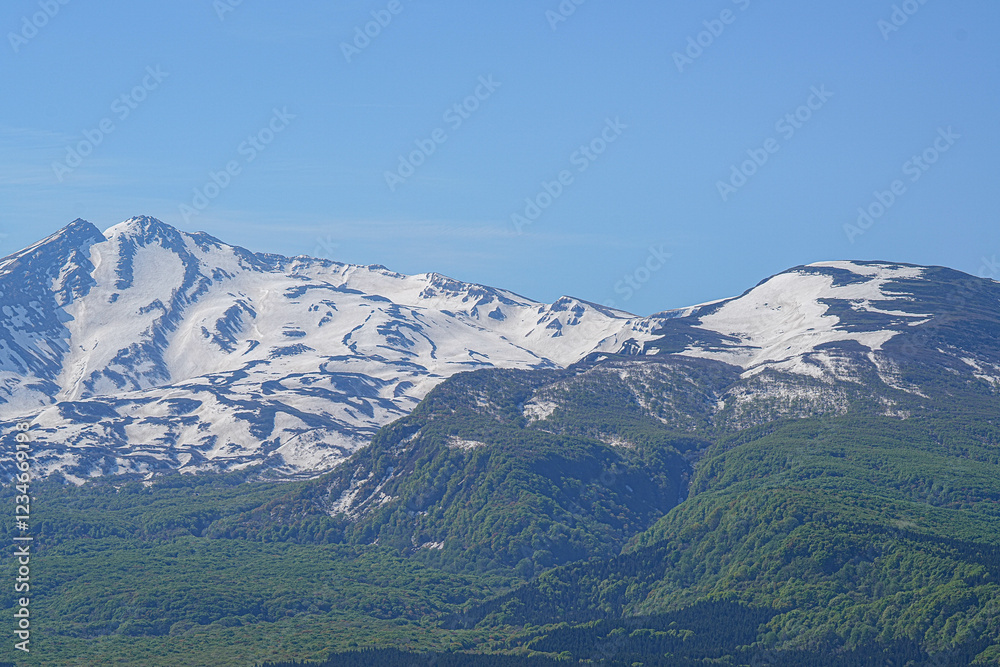 Obraz premium 仁賀保高原南展望台