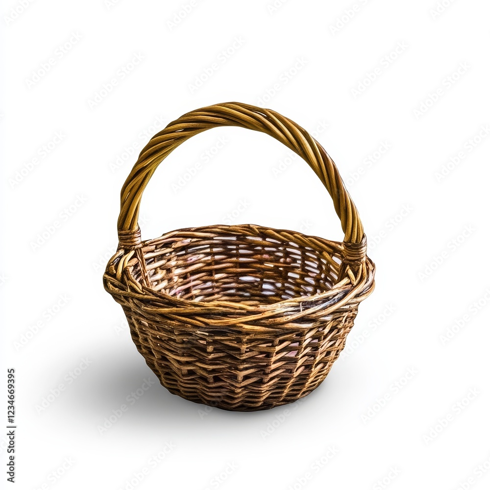 empty wicker basket empty wicker basket