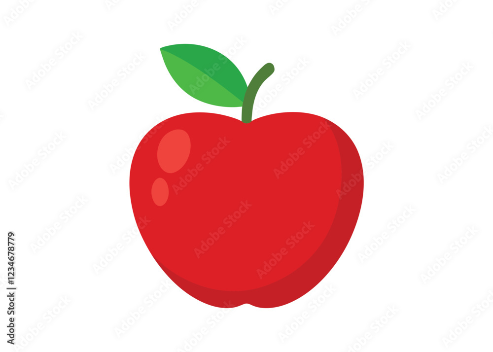 red apple isolated on white red apple isolated on white