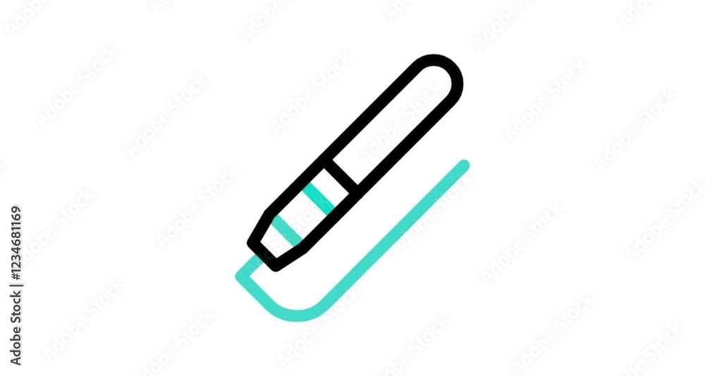 paper clip isolated on white