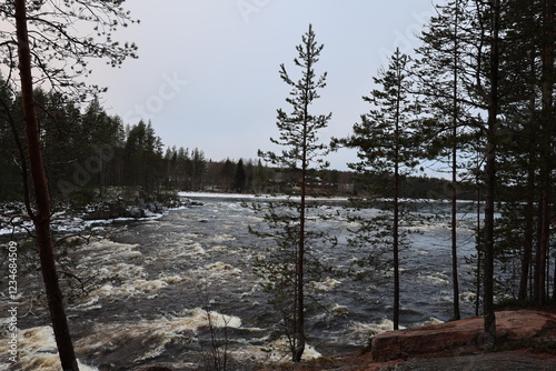 kalter Fluss in Skandinavien