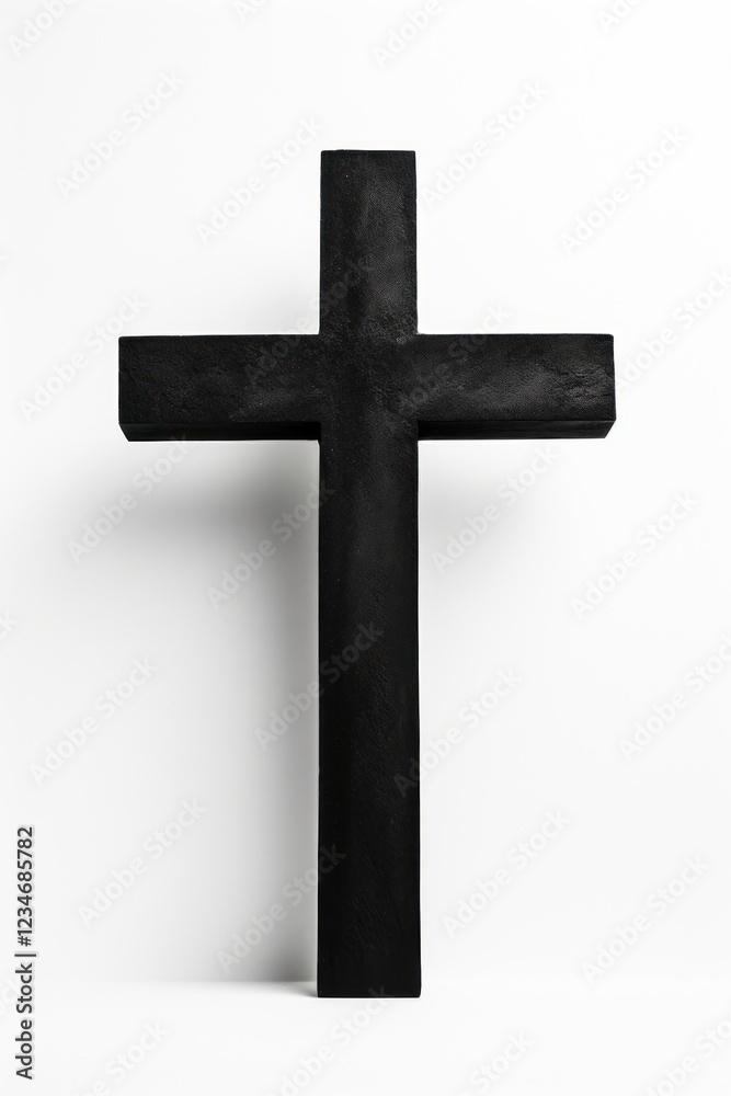 Thick chirst cross crucifix symbol black. Thick chirst cross crucifix symbol black.