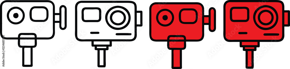 camera icon with white background vector camera icon with white background vector