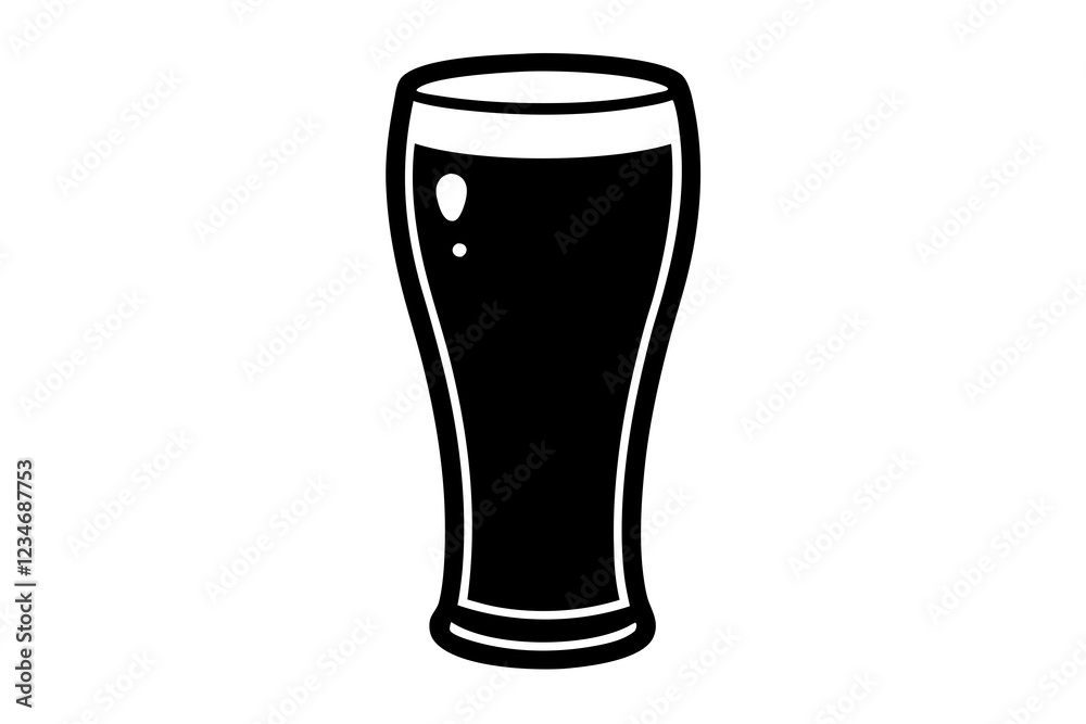 beer silhouette, beer glass bottle icon symbol. beer vector illustration beer silhouette, beer glass bottle icon symbol. beer vector illustration