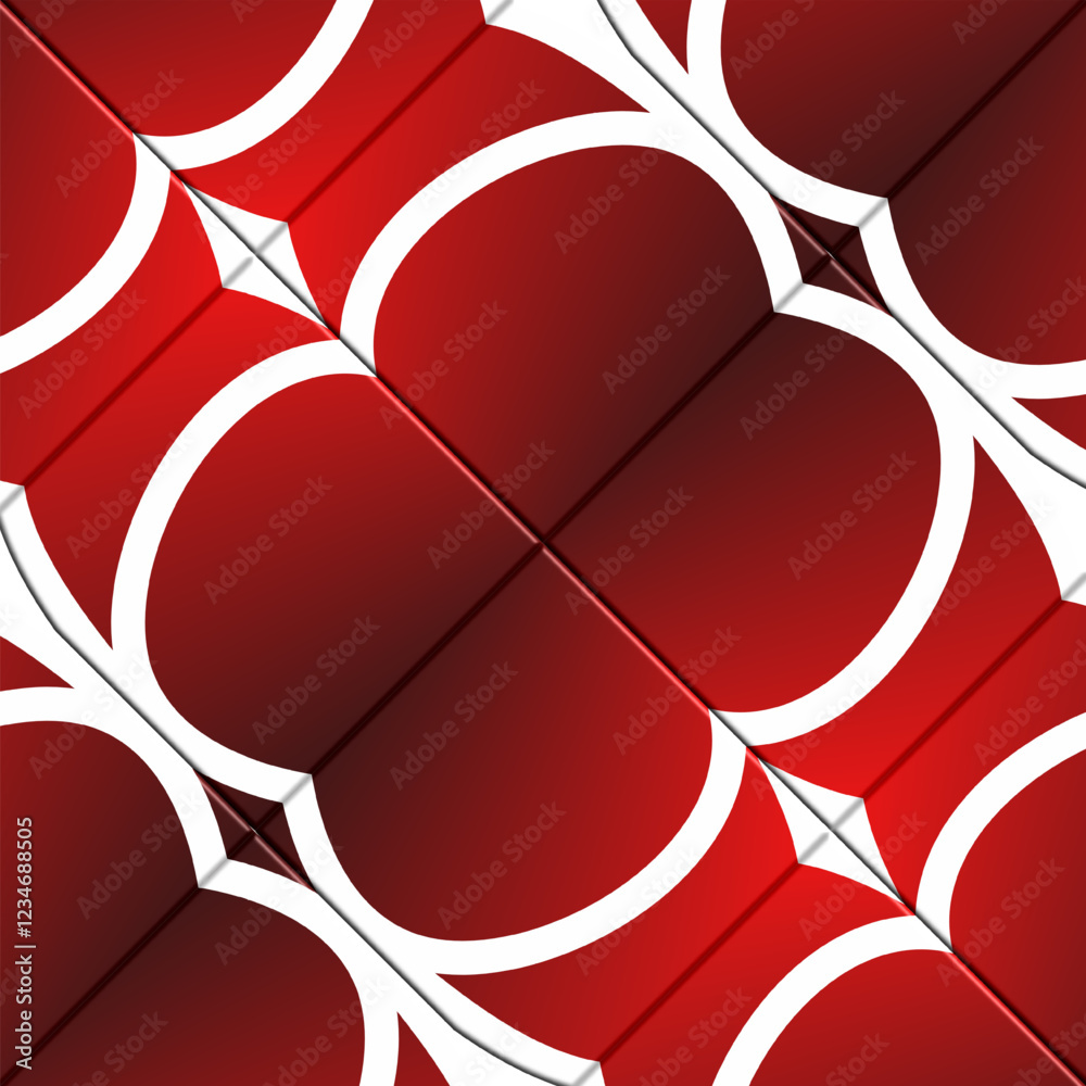 square pattern Traditional Indonesian batik for decorating tile designs, walls, floors and commercial textile products	