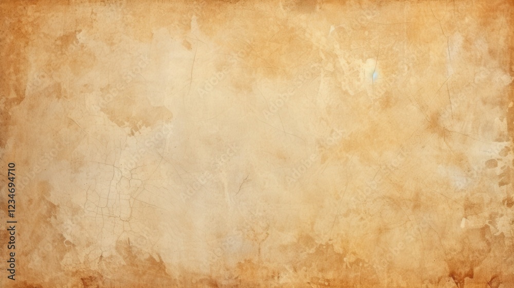 Obraz premium Vintage Old Paper Texture with Grunge Effect and Scratches, Ideal for Backgrounds and Artistic Creations in Various Design Projects
