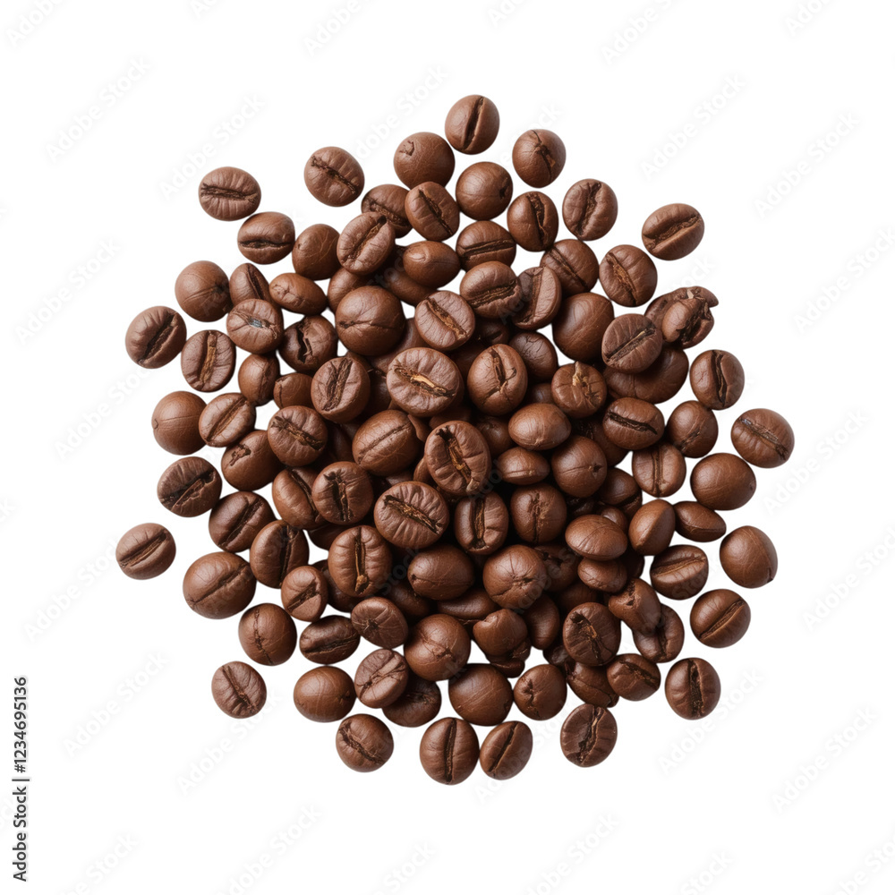 Aromatic Coffee Beans: A Close-Up View of Roasted Coffee Beans Aromatic Coffee Beans: A Close-Up View of Roasted Coffee Beans