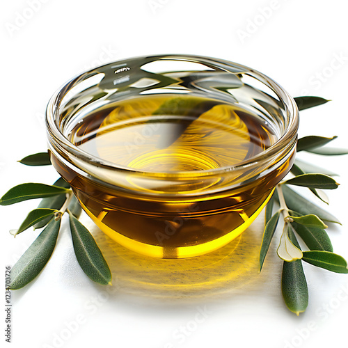 Extra Virgin Olive Oil Isolated