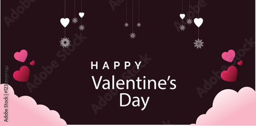 Happy Valentines Day  Red Love  Background Art