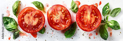 Wallpaper Mural Tomatoes Floating in Mid-Air Torontodigital.ca