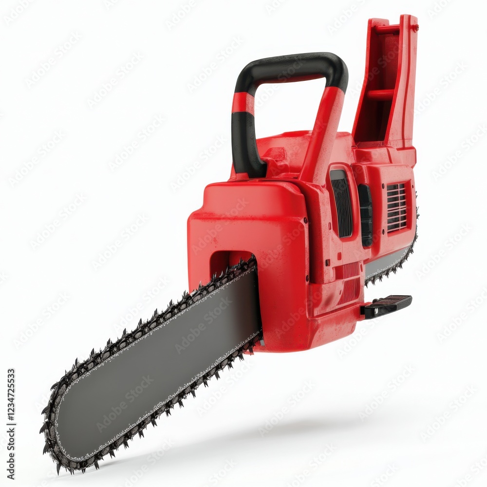 Chainsaw Isolated on White Background Chainsaw Isolated on White Background