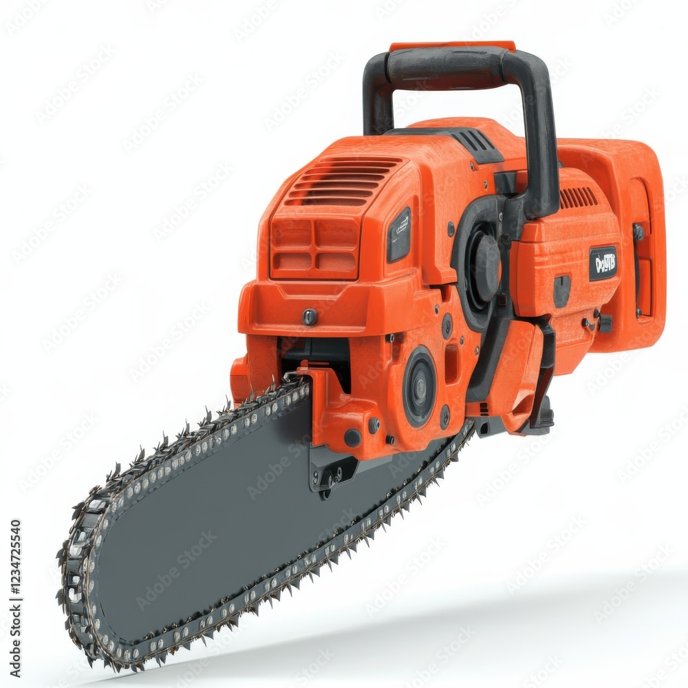 Chainsaw Isolated on White Background Chainsaw Isolated on White Background