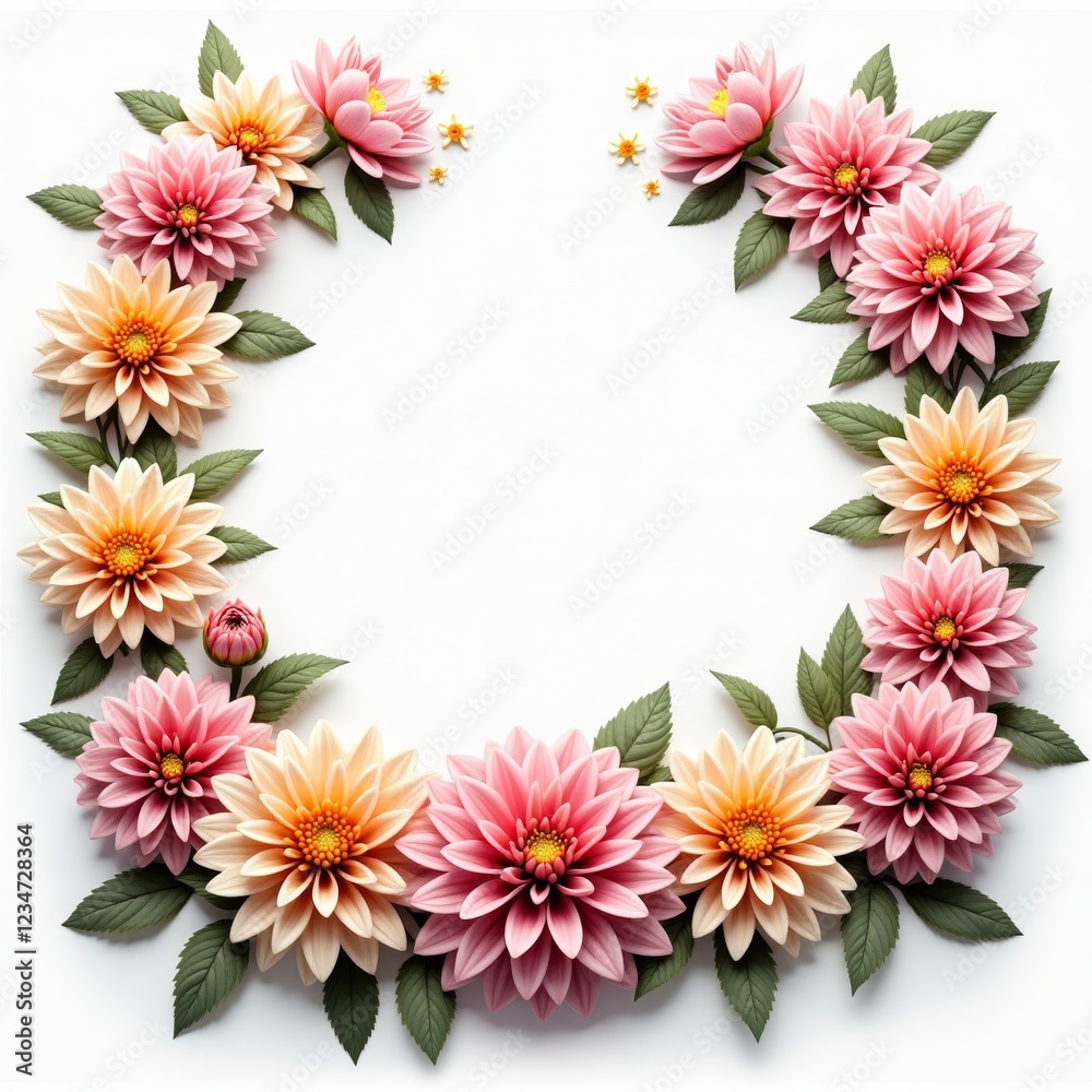 Fototapeta premium Vibrant petals dance in a colorful symphony, their delicate beauty captivating all who behold them