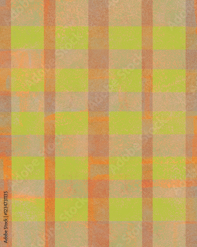 Vibrant pattern with bright yellow and orange