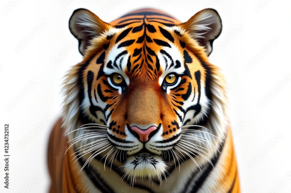 Fototapeta premium Majestic and powerful, the tiger's presence commands respect