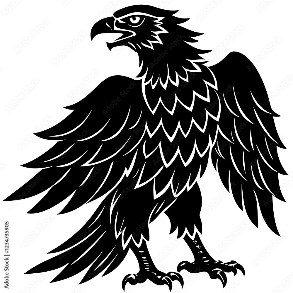 Obraz premium eagle vector illustration