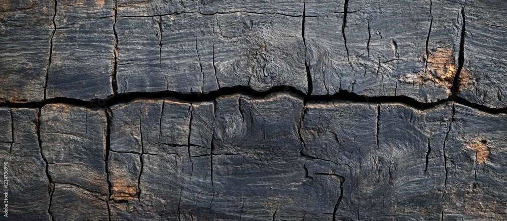 Textured close-up of weathered dark wood with visible cracks and grain patterns ideal for background use Copy Space Textured close-up of weathered dark wood with visible cracks and grain patterns ideal for background use Copy Space