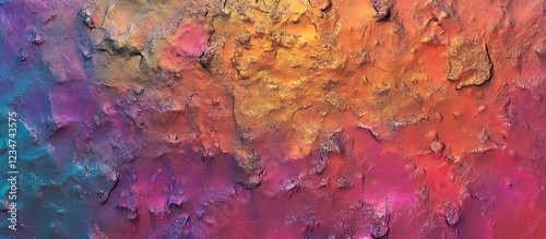 Wallpaper Mural Colorful textured abstract background with gradient shades of pink, orange, and blue suitable for use in design projects Copy Space Torontodigital.ca