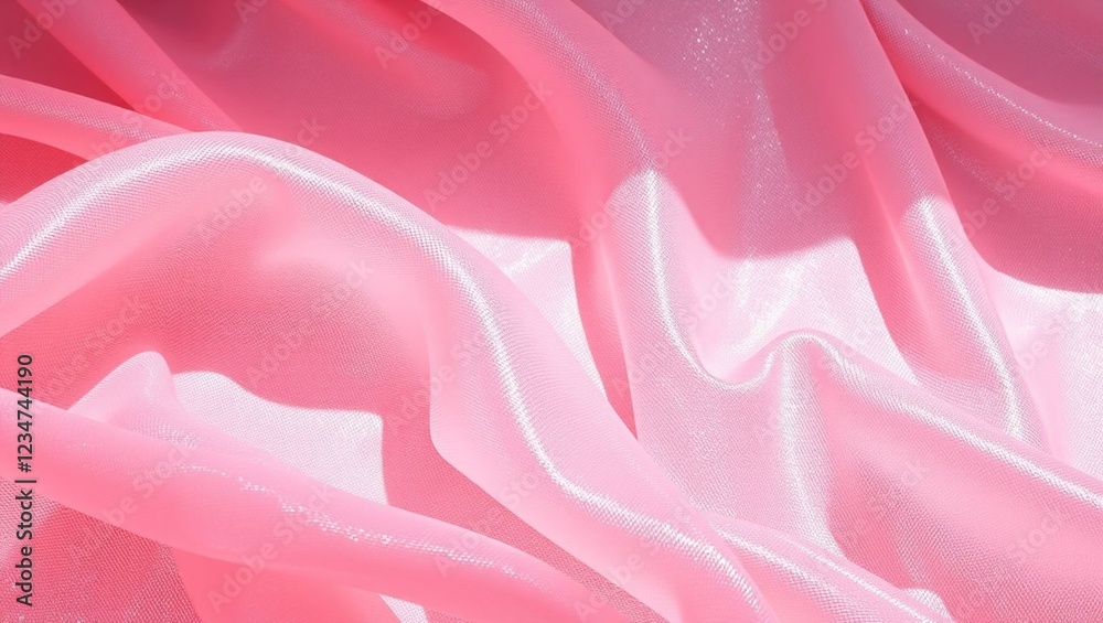 Obraz premium Pastel Pink silk abstract background