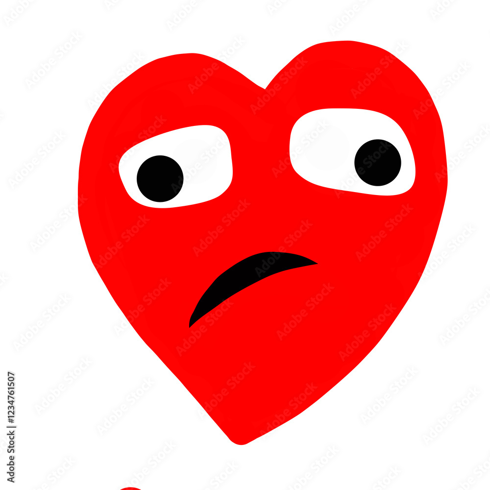 Shiny Heart Reaction Illustration – Glossy & High-Quality Romantic Icon Shiny Heart Reaction Illustration – Glossy & High-Quality Romantic Icon