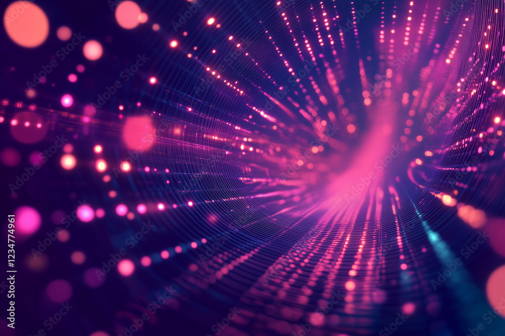 Naklejka premium Digital sparks