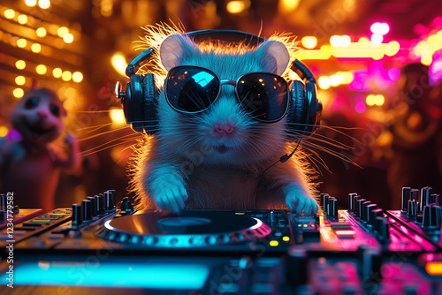 Un hamster dj